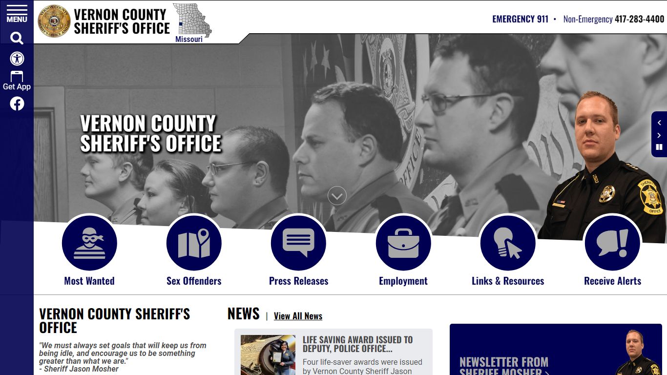 Vernon County MO Sheriff